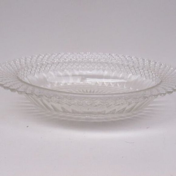 Hocking Glass Crystal Clear MISS AMERICA 10 Inch Oval Vegetable or Serving Bowl - Picture 2 of 4
